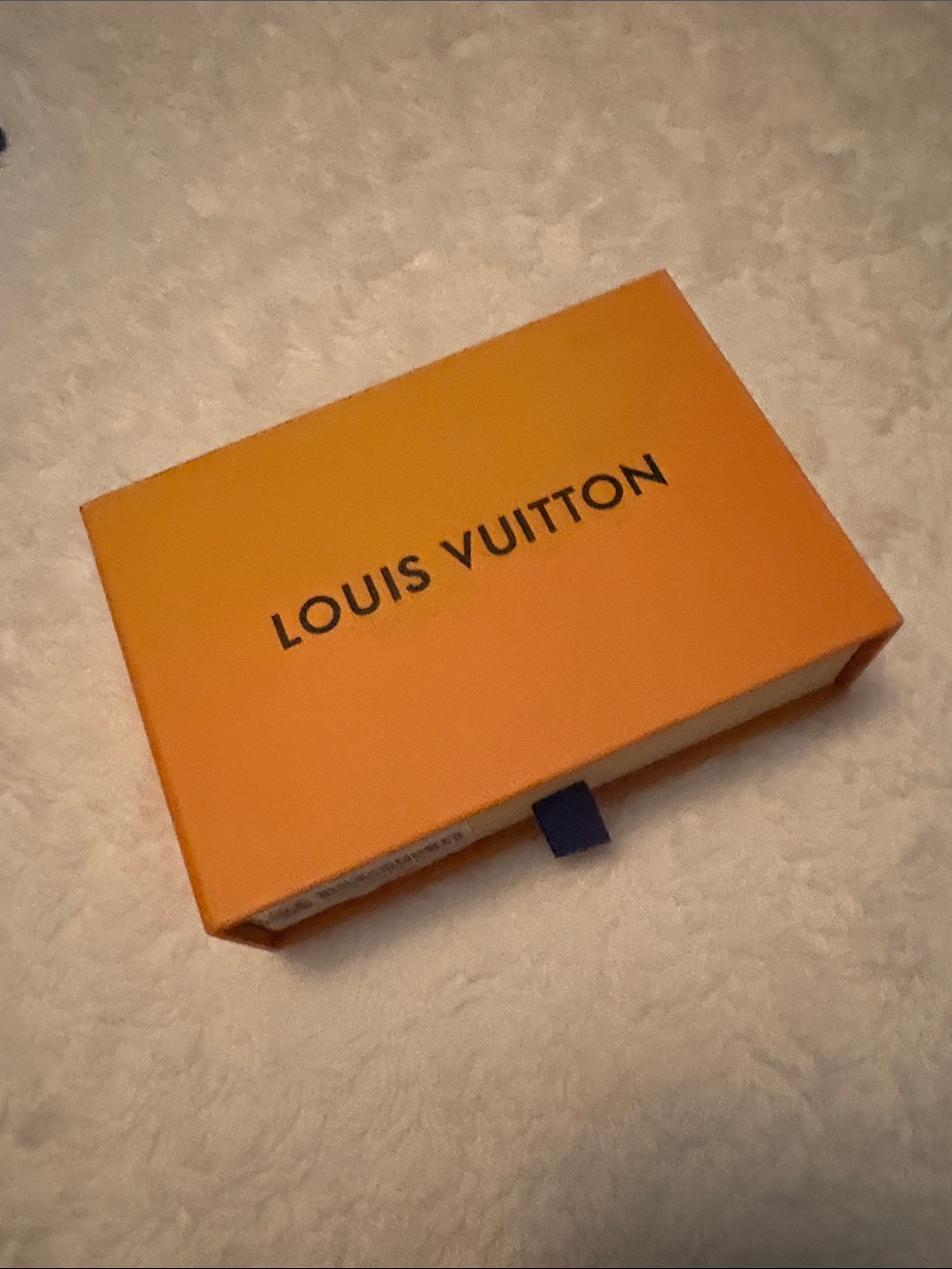 Louis Vuitton Orange Signature Accessory Box